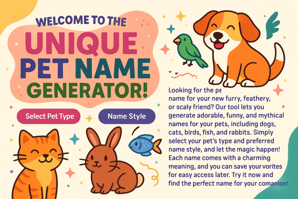 Advanced Pet Name Generator1