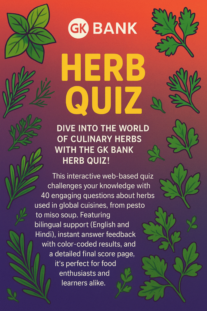 GK Bank – Herb Quiz 3